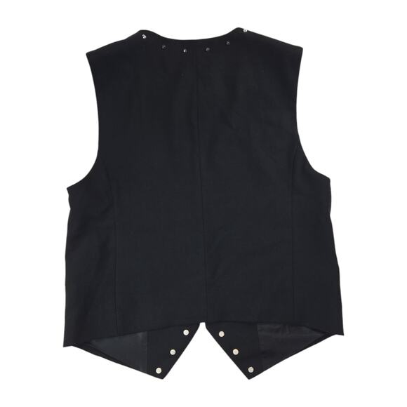 Zara | Black, Silver Studded Vest | Size XS - Picture 6 of 10